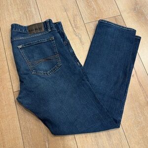 Express Dark Blue Straight Jeans
